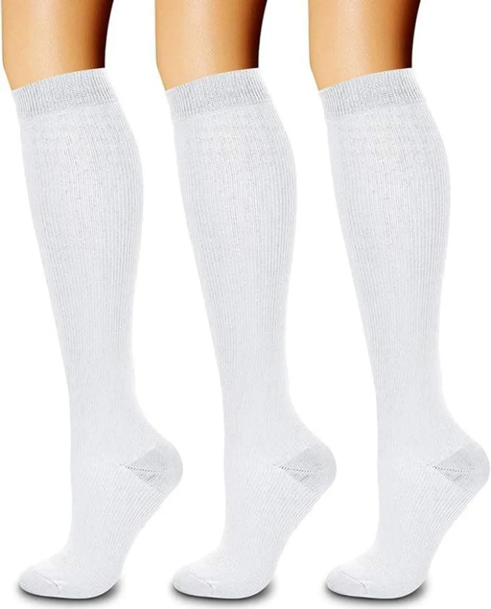 3 Pack Men's Ankle Socks with Cushion Athletic Running Socks