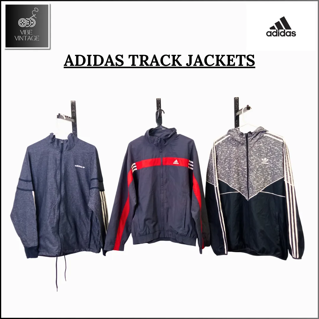 ADIDAS TRACK JACKETS - 19 PCS
