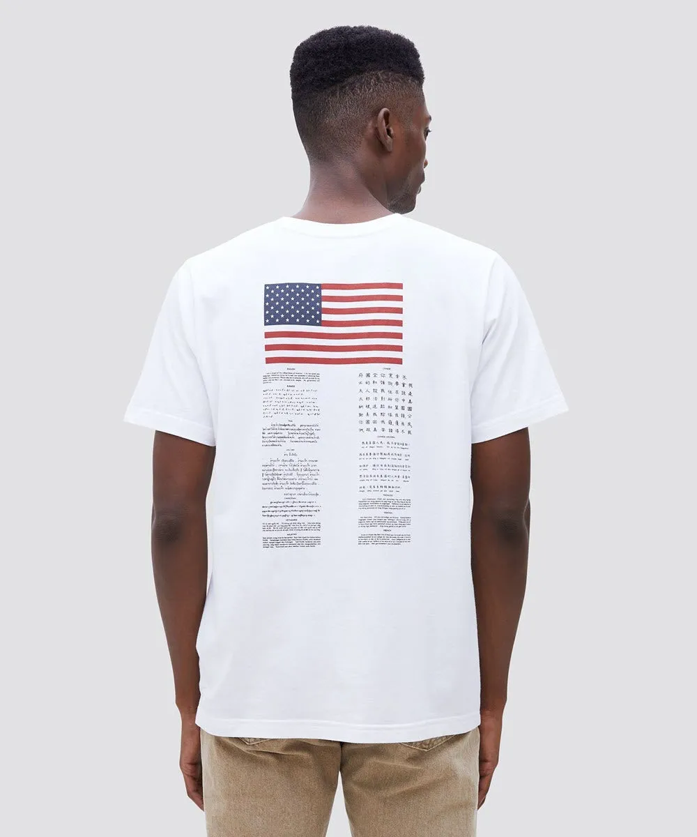 Alpha Industries Blood Chit Short Sleeve T-shirt - White