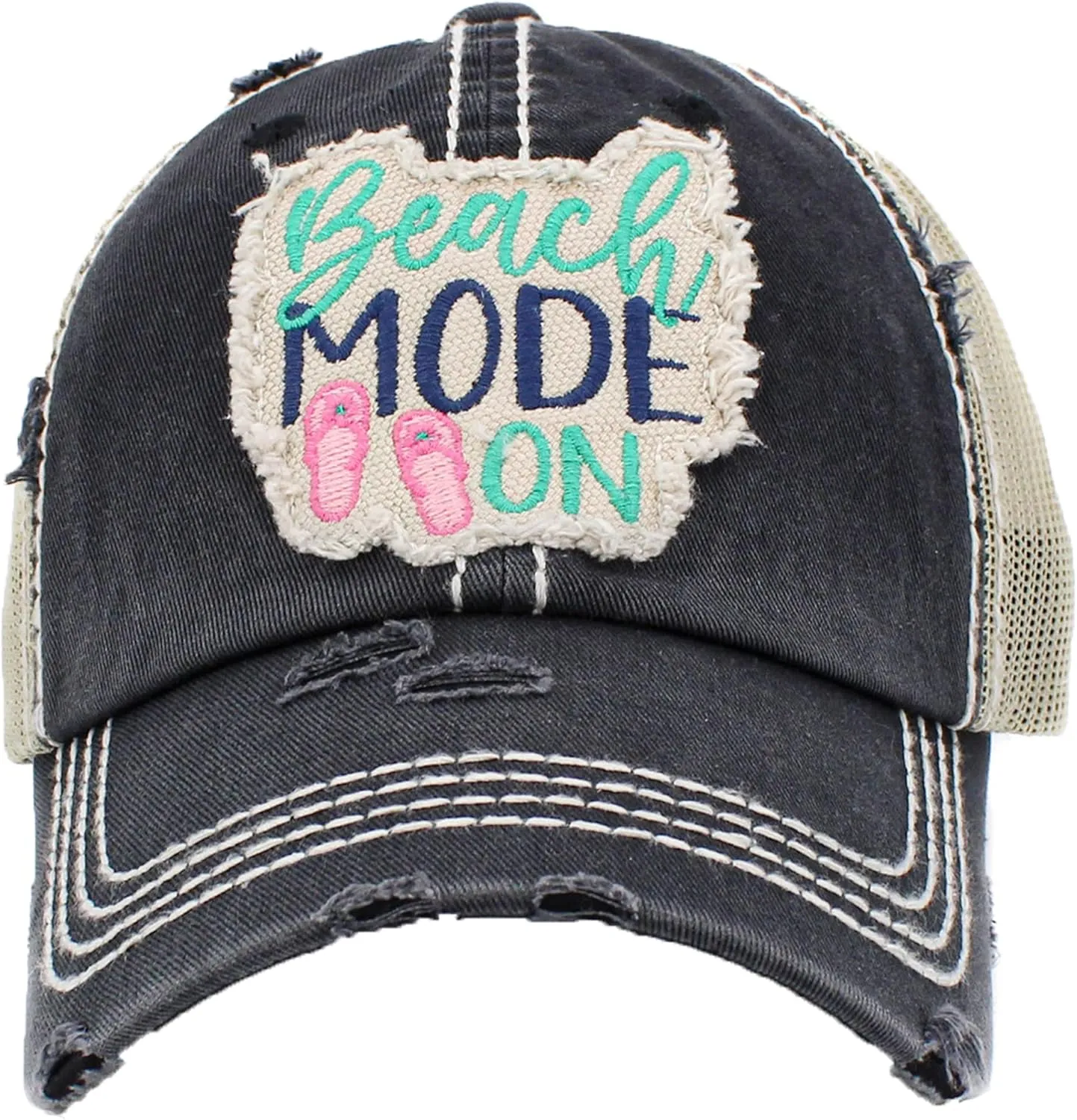 Beach Mode On Women's Mesh Baseball Hat
