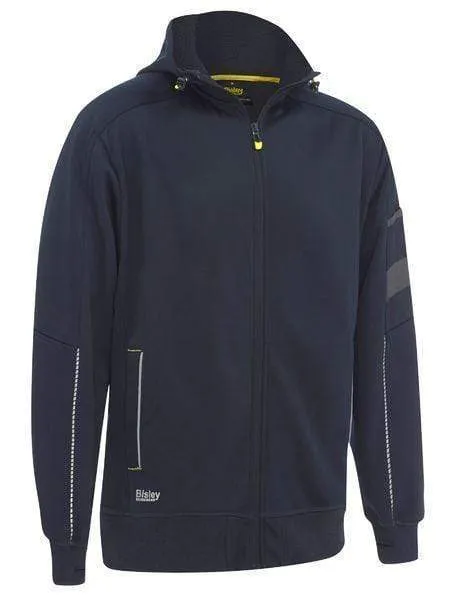 Bisley Zip-front Work Fleece Hoodie BK6925