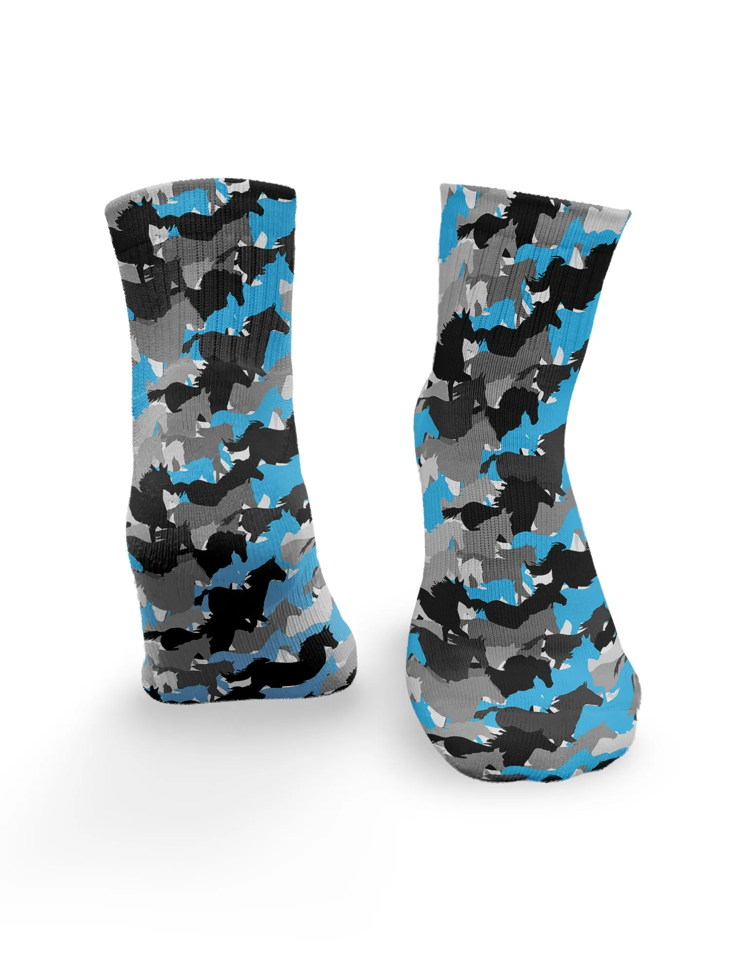 Camo Horses Ankle Socks
