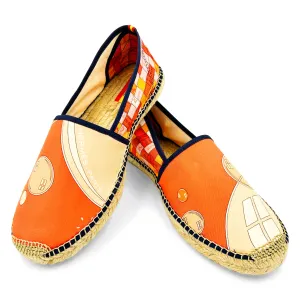 CARRE BULLE Orange Classic Espadrilles