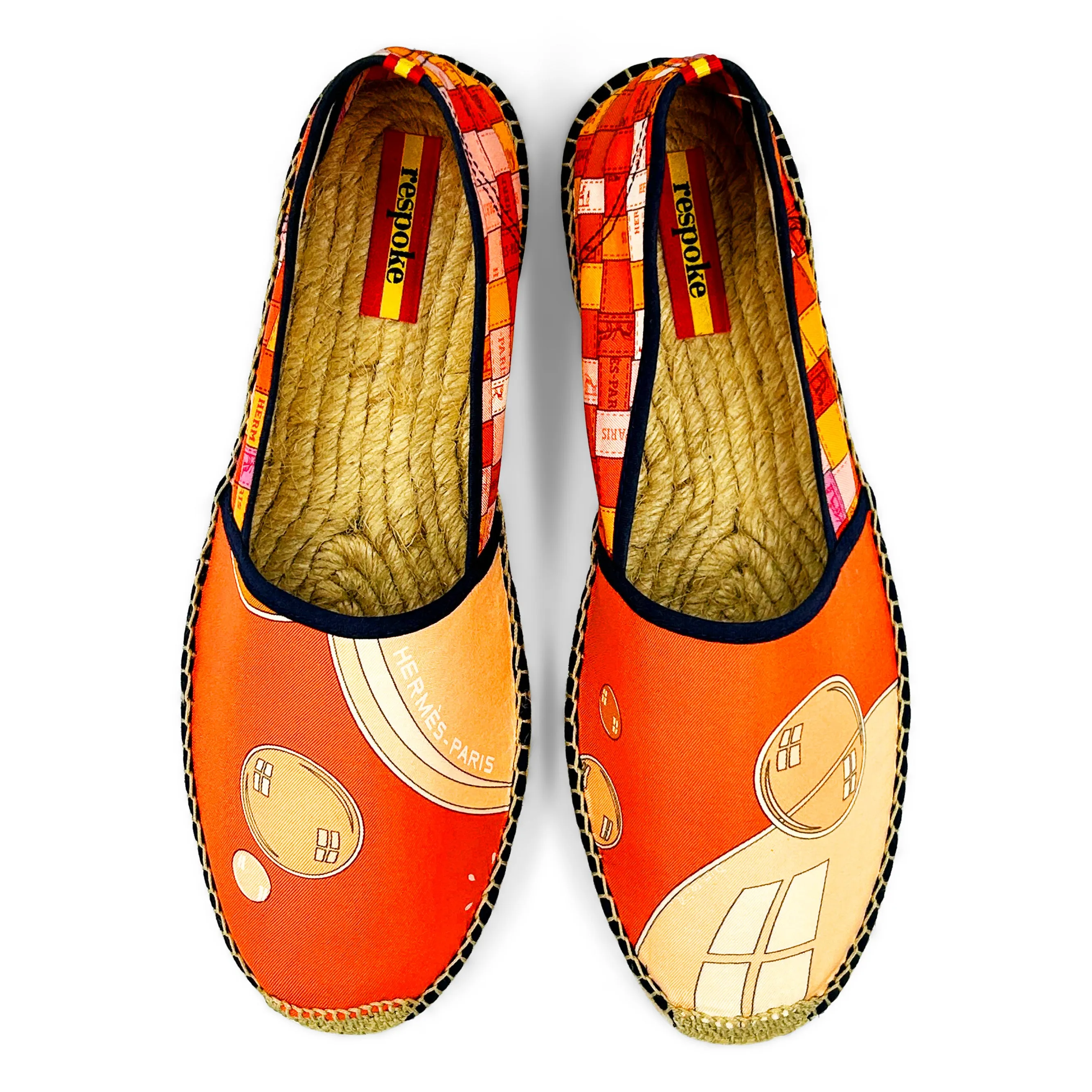CARRE BULLE Orange Classic Espadrilles
