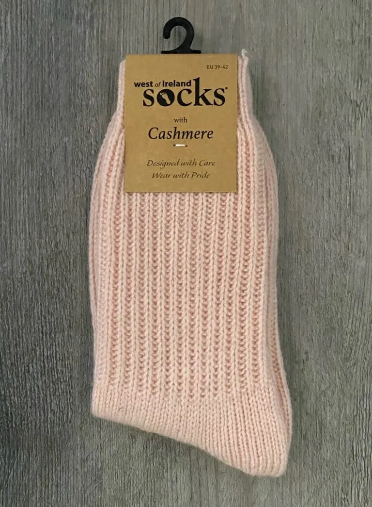 Cashmere Wool Socks- Women's