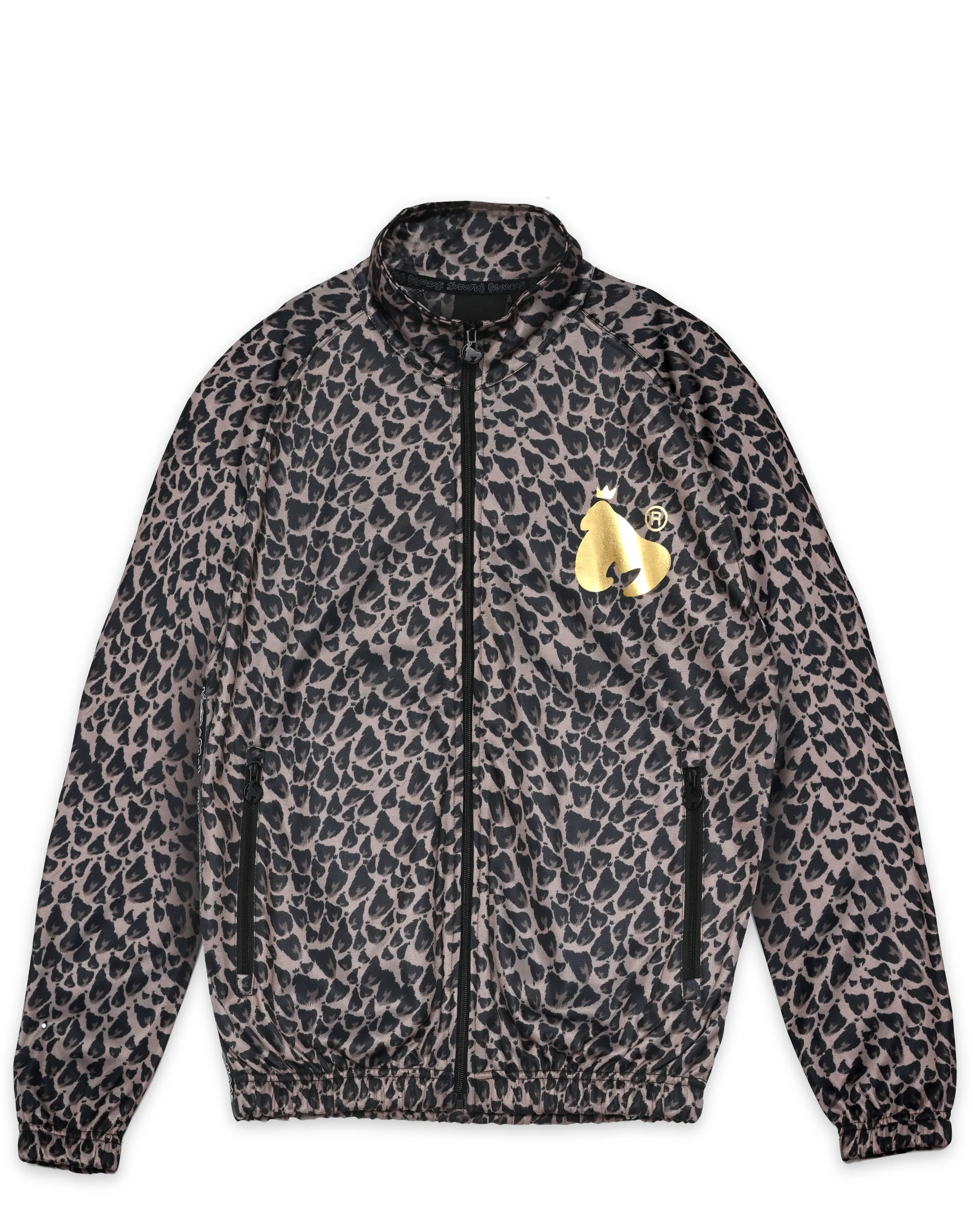 Cheetah Tricot Track Top