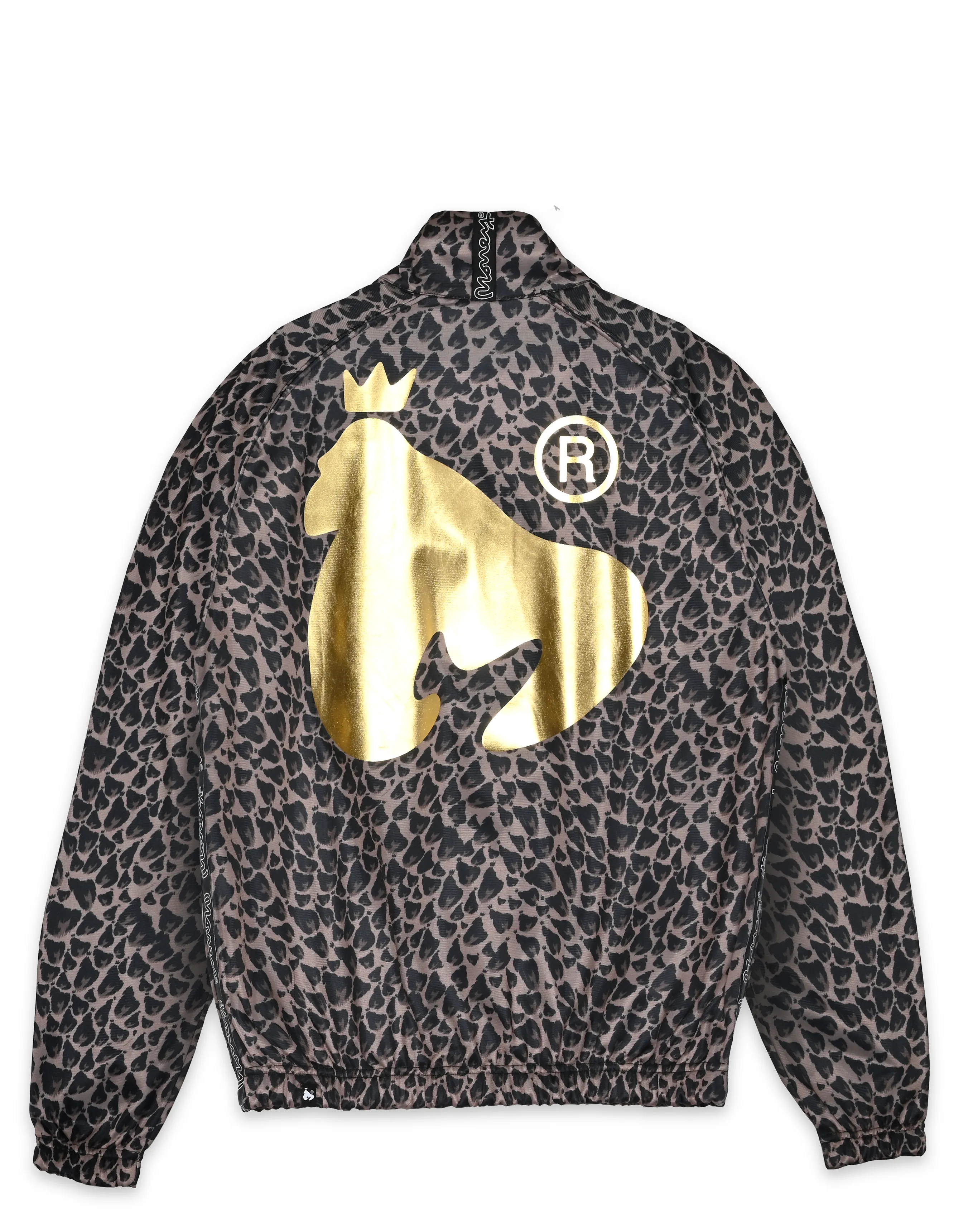 Cheetah Tricot Track Top