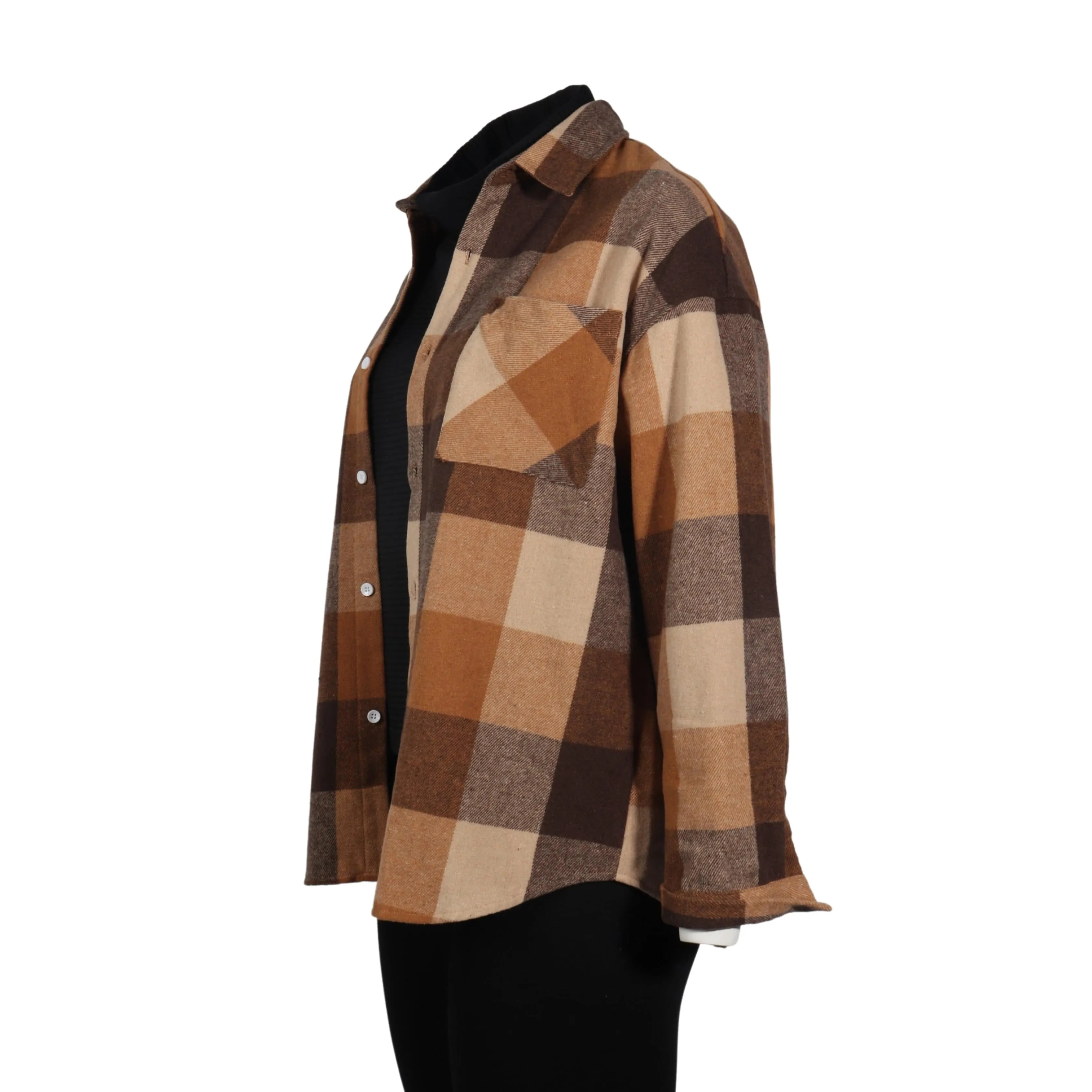Corduroy Jackets Button Down Plaid