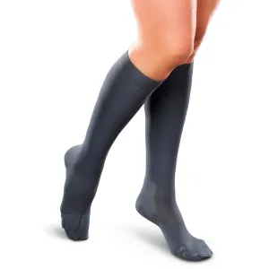 Ease Opaque Moderate Support Women's Knee High 20 - 30 MMHG  Cocal Small Long - One Pair (#30307)