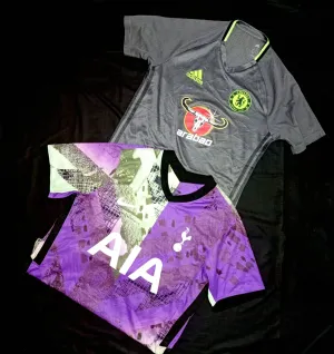 Football club T-shirt.