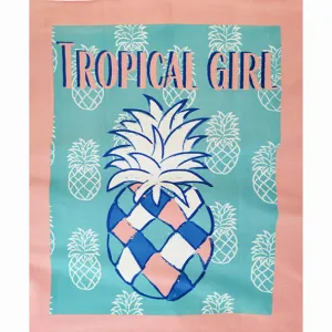 Funky Pineapples Printed Polar Fleece Design 93 - 1.33M Panel
