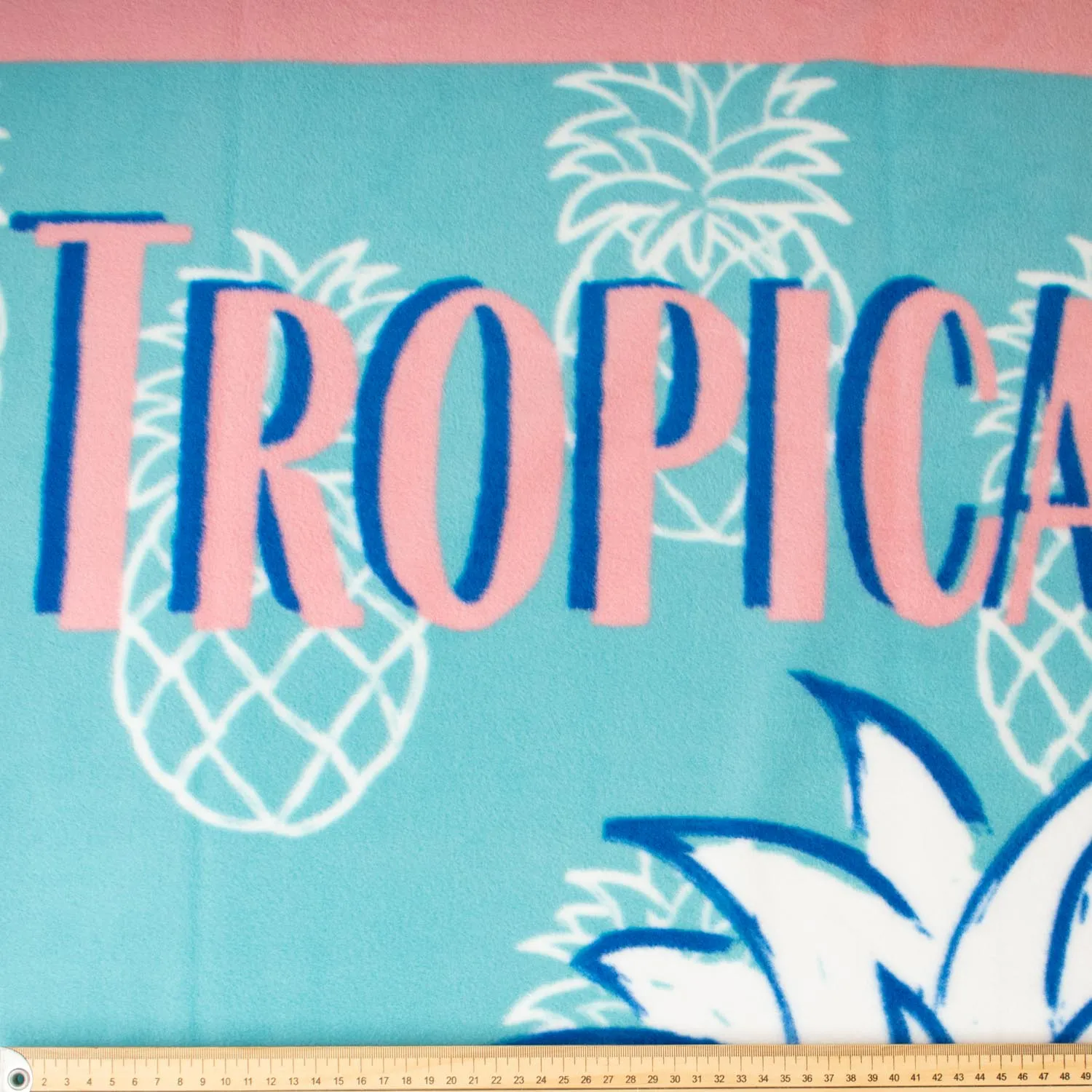 Funky Pineapples Printed Polar Fleece Design 93 - 1.33M Panel