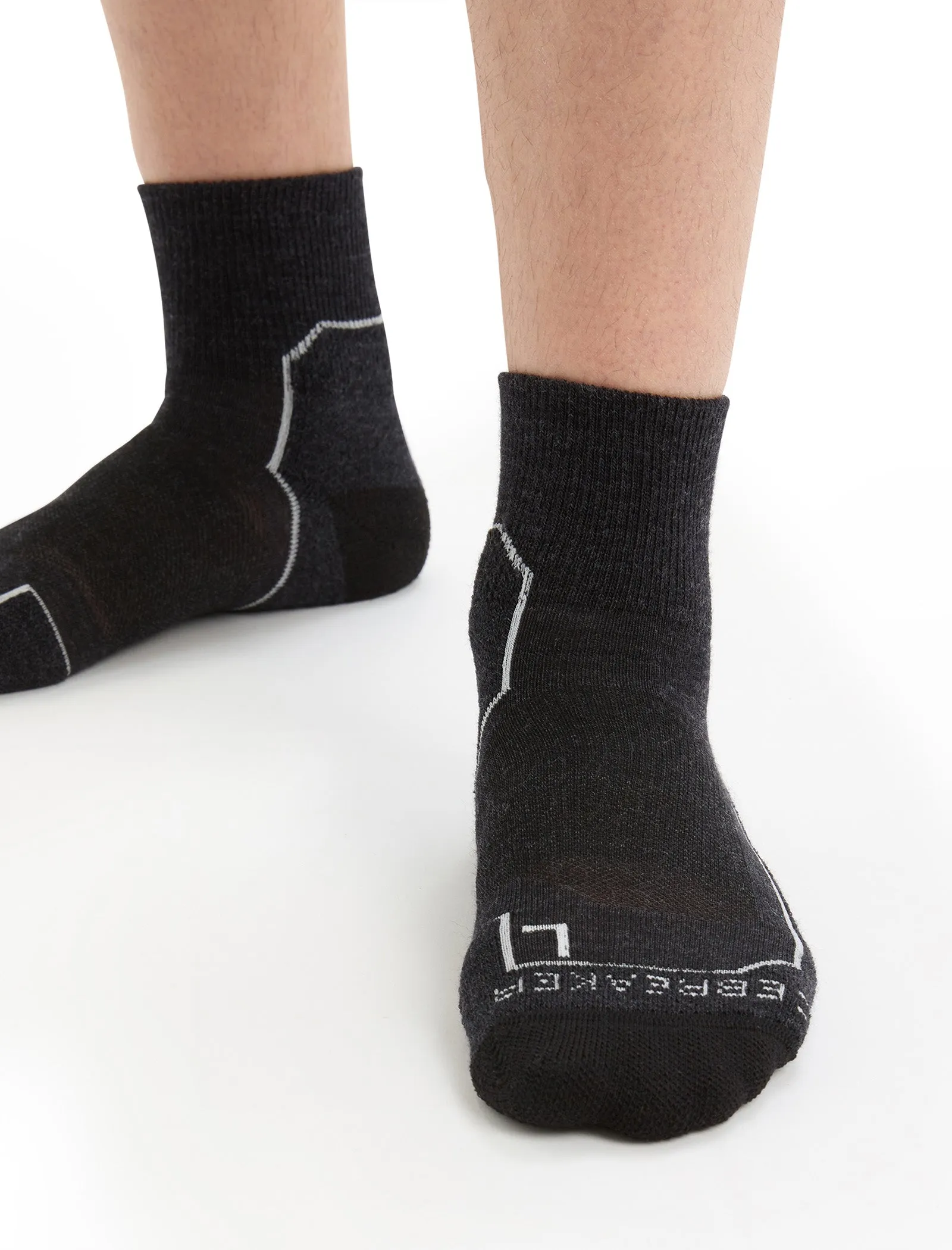 Icebreaker Hike  Light Cushion Mini Crew Merino Socks - Men's