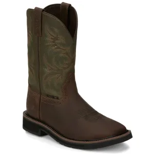 Justin Work Boots Men's Driller Steel Toe | Style  SE4688 Color Brown