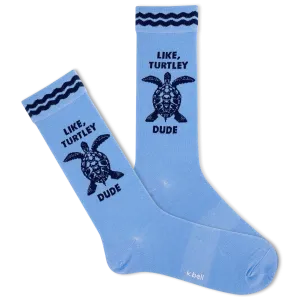 K.Bell Men's Turtley Dude Crew Sock