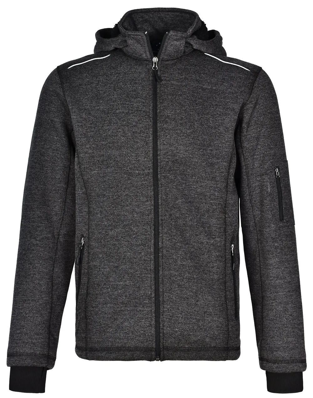 Men's Heather Bonded Coral Fleece Jacket - JK41