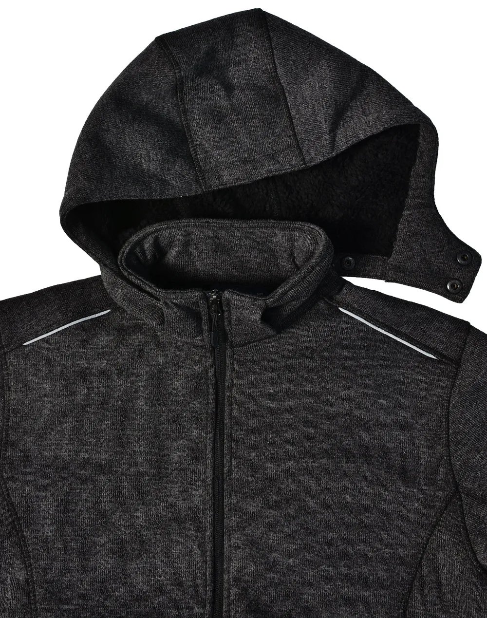 Men's Heather Bonded Coral Fleece Jacket - JK41