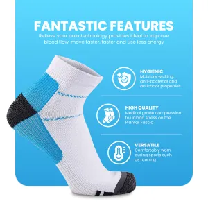Pain Relief Plantar Compression Ankles Socks