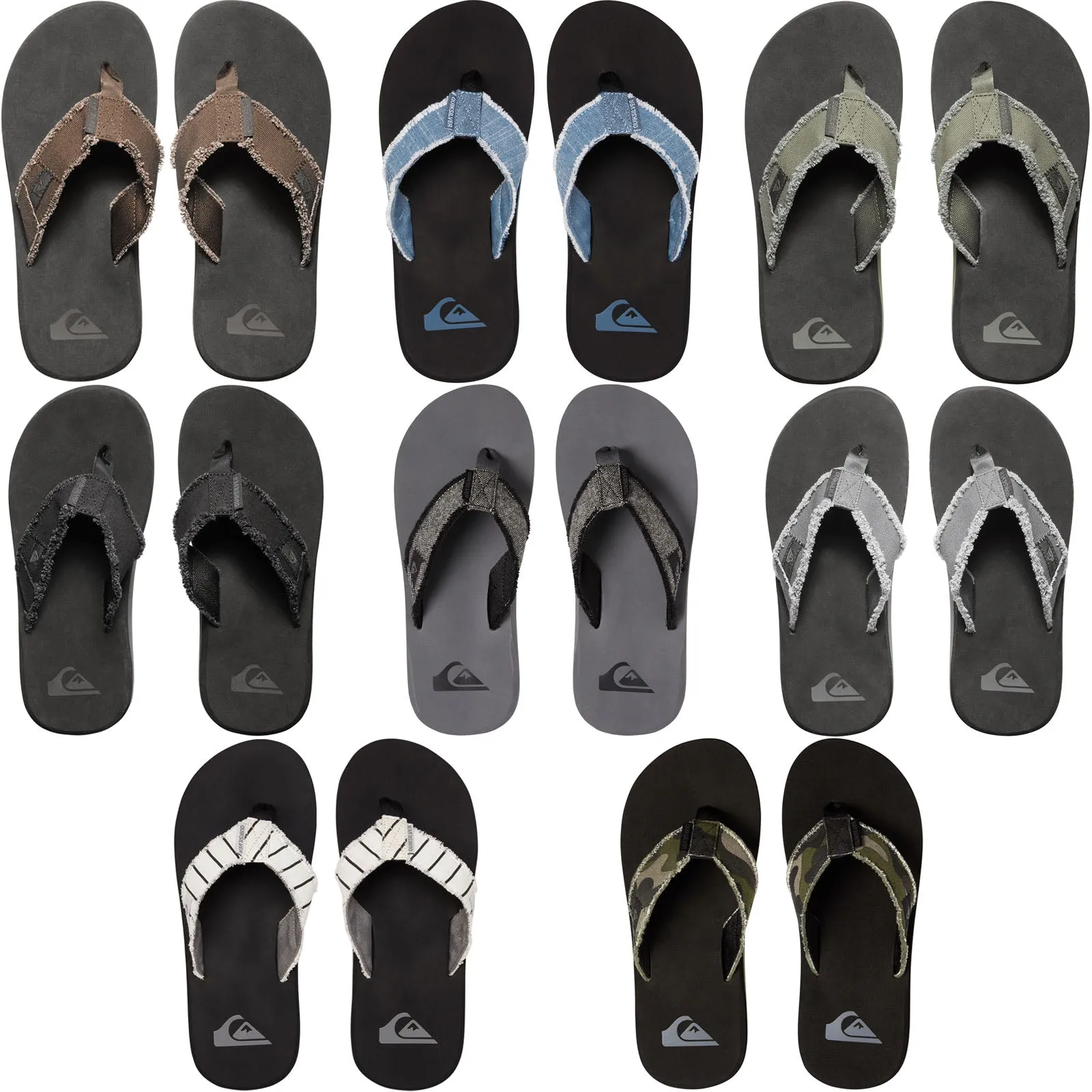 Quiksilver Mens Monkey Abyss Flip-Flop Sandals