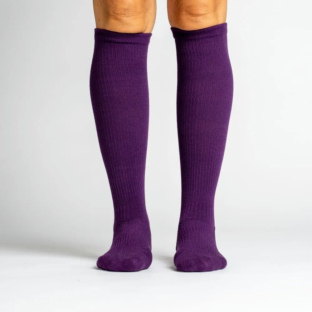 Royal Purple Compression Socks