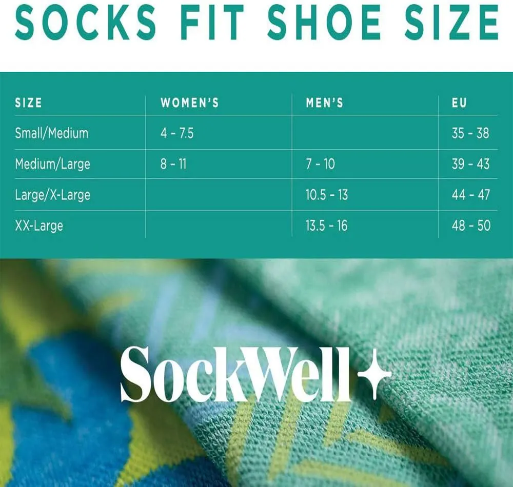 Sockwell Men's Elevate Crew Moderate Compression Sock