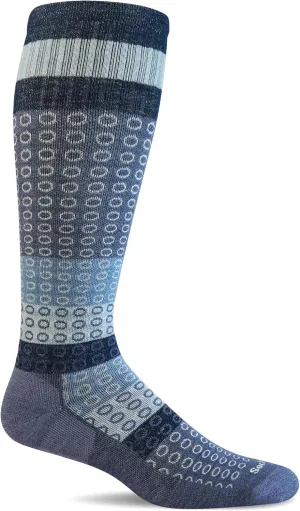 Sockwell Women's Full Circle Moderate Graduated Compression Sock, Denim - S/M