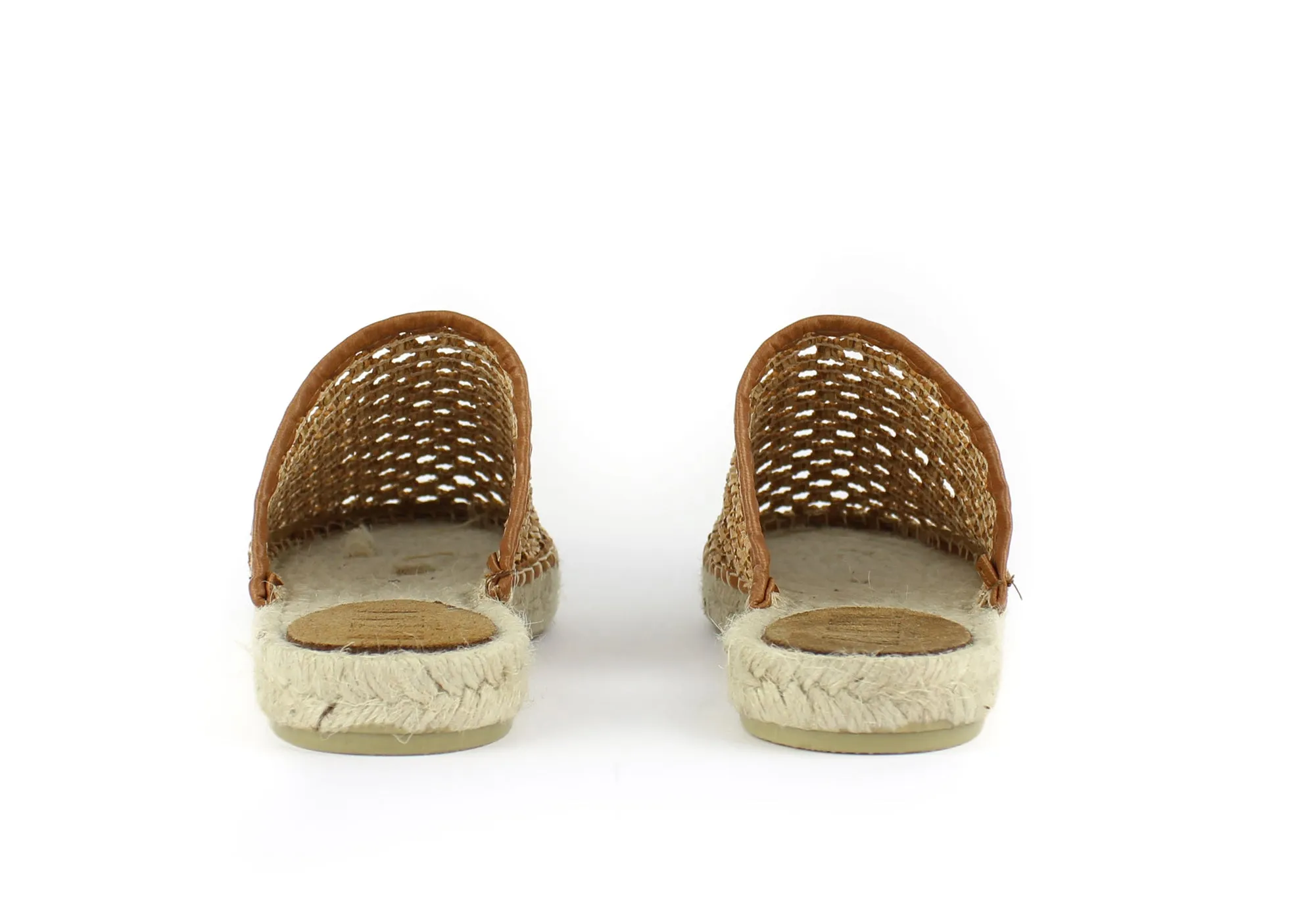 Tan Mule Woven