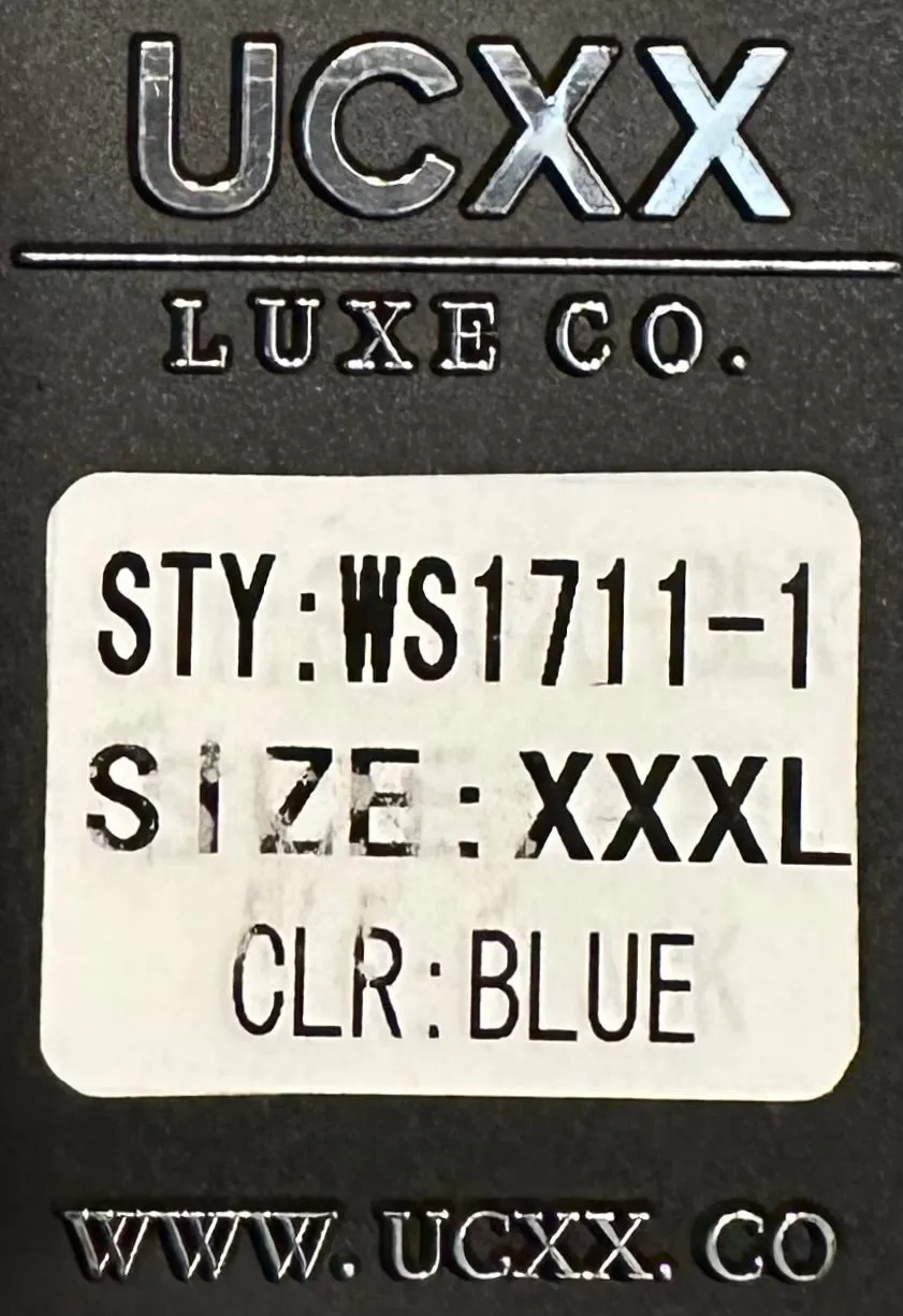 ^UCXX^ (BLUE-RED) ZIP UP TRACK JACKETS (ACTIVEWEAR)